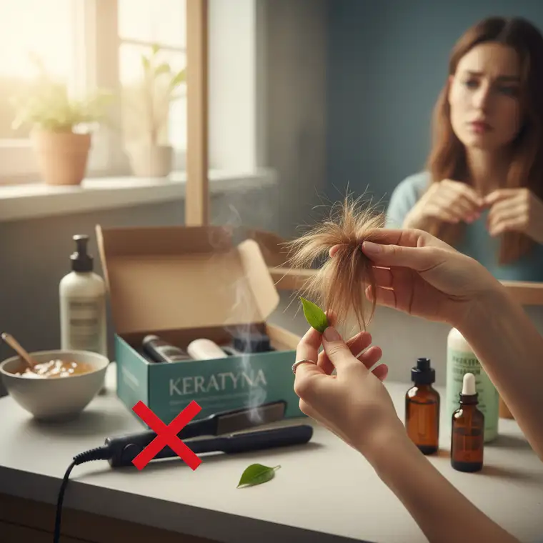 Efekty zabiegów wygładzających na cienkich włosach, porównanie przed i po keratynowym prostowaniu oraz wpływ na objętość fryzury