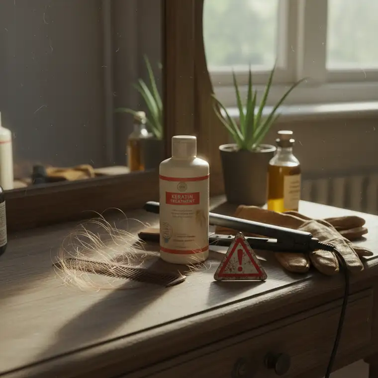 Keratynowe prostowanie cienkich włosów w domu – kiedy warto zrezygnować
