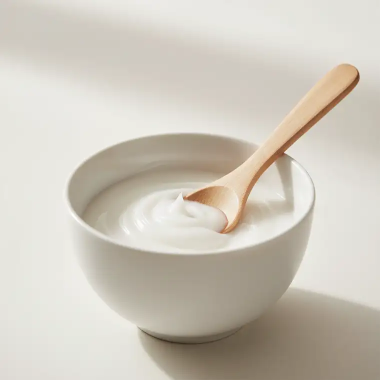 Zbliżenie skóry głowy z suchym łupieżem podczas pielęgnacji oraz maska keratynowa używana tylko na długości włosów, bez kontaktu ze skórą głowy