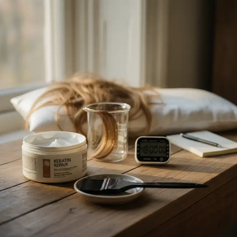 Maska keratynowa i farbowanie włosów jak idealnie połączyć te zabiegi