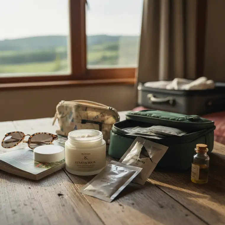 Maska keratynowa w słoiku czy saszetkach podróżnych na wyjazd